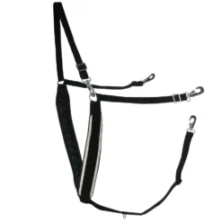 Finntack Breiter Y-förmiger Brustriemen Mit Biese -Back on Track Verkäufe 11424 BL SI WH 1