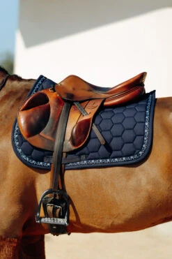 Horze Kaitlin Vielseitigkeitsschabracke Mit Floraler Einfassung -Back on Track Verkäufe 17403 PDB 3