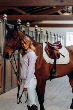 Horze Kaitlin Vielseitigkeitsschabracke Mit Floraler Einfassung -Back on Track Verkäufe 17403 WH 3