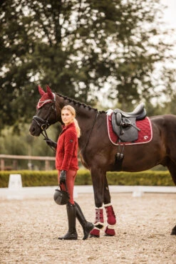 Horze Geneva Dressurschabracke Mit Kunstfell -Back on Track Verkäufe 17436 mwre 05