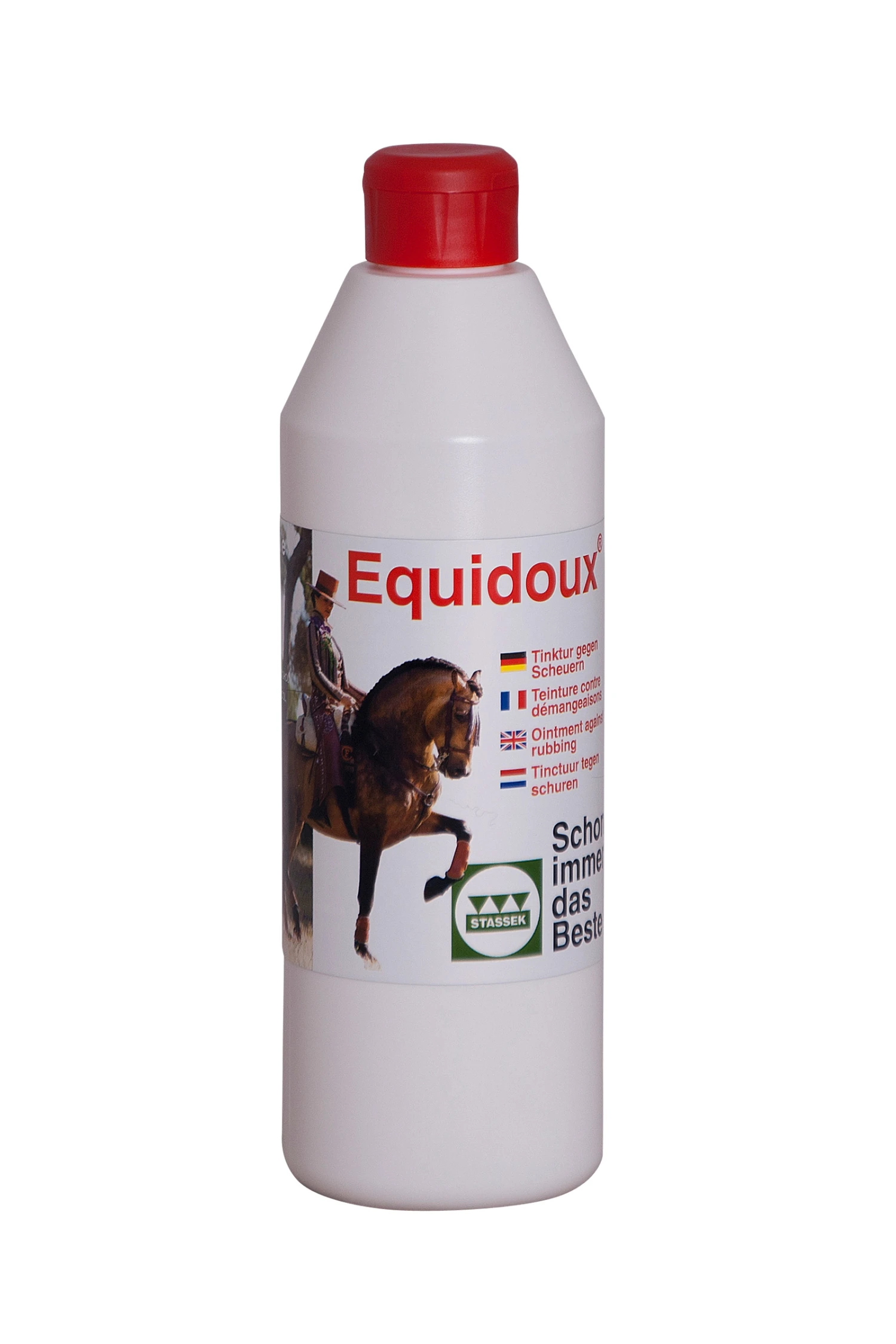 Stassek Equidoux Tinktur Gegen Scheuern, 500 Ml 1 Stassek Equidoux Tinktur Gegen Scheuern, 500 Ml