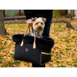 Christ Hundetasche Bailey Mit Echtem Lammfell