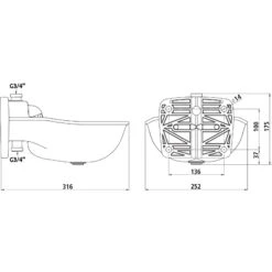 Kerbl Tränkebecken K75 6 Kerbl Tränkebecken K75 -Back on Track Verkäufe 312292 3