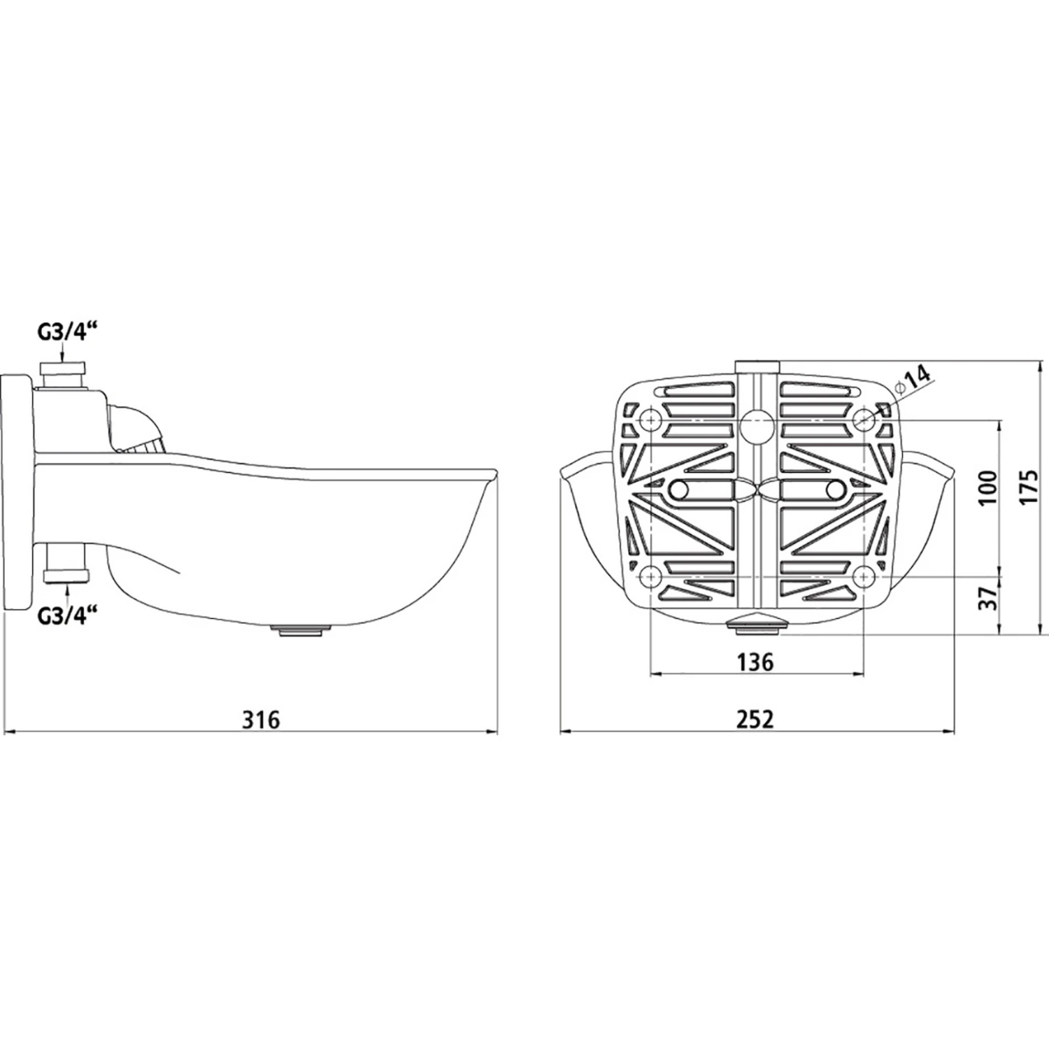 Kerbl Tränkebecken K75 3 Kerbl Tränkebecken K75 – Bild 3