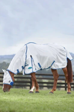 Weatherbeeta Comfitec Essential Mesh Maske -Back on Track Verkäufe 317416 WH DB GR 3