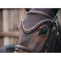 Kentucky Horsewear Stone & Pearl Fliegenmütze Lang -Back on Track Verkäufe 329562 BR 2