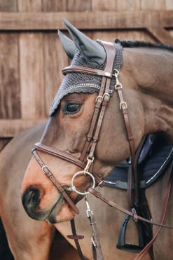 Kentucky Horsewear Stone & Pearl Fliegenmütze Lang -Back on Track Verkäufe 329562 G 2