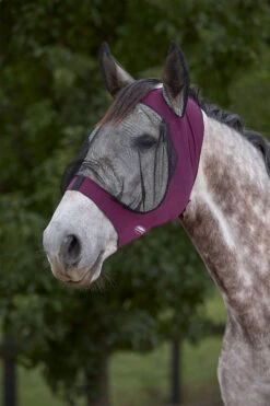 Weatherbeeta Deluxe Stretch Fliegenmaske Mit Ohren -Back on Track Verkäufe 338282 PU BL 1