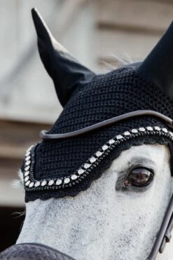 Kentucky Horsewear Wellington Steine & Perlen Fliegenhaube -Back on Track Verkäufe 341247 BL 3