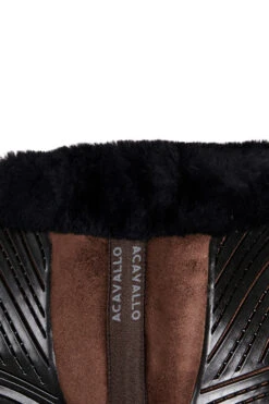 Acavallo Close Contact Gel & Memory Foam Pad Mit Lammfell -Back on Track Verkäufe 342256 BR BL 3