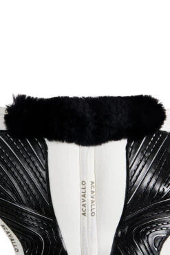 Acavallo Close Contact Gel & Memory Foam Pad Mit Lammfell -Back on Track Verkäufe 342256 WH BL 3