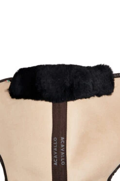 Acavallo Close Contact Memory Foam Sattelpad Mit Lammfell -Back on Track Verkäufe 342257 LBR BL 4