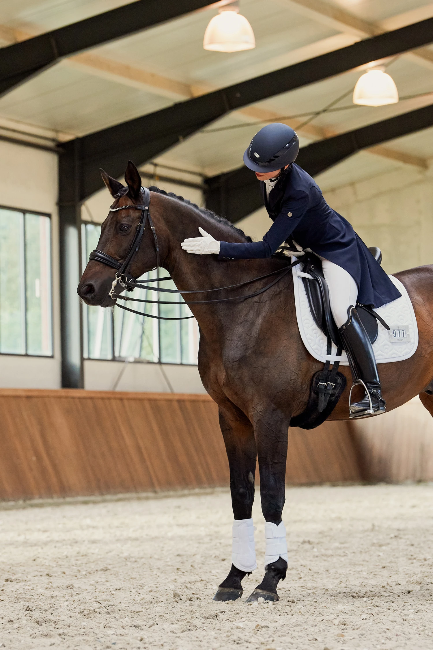 Eskadron Platinum Pure FS23 Highgloss Peacock Dressurschabracke 4 Eskadron Platinum Pure FS23 Highgloss Peacock Dressurschabracke – Bild 4